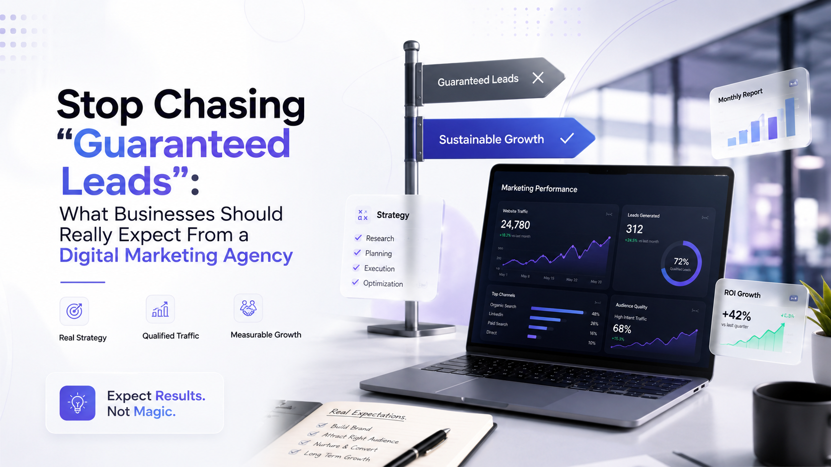 Stop Chasing "Guaranteed Leads": What Businesses Should Really Expect From a Digital Marketing Agency 2026